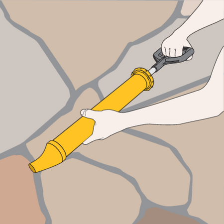 DISPOZITIV CHIT DE ROSTURI, VÂRF CURBAT