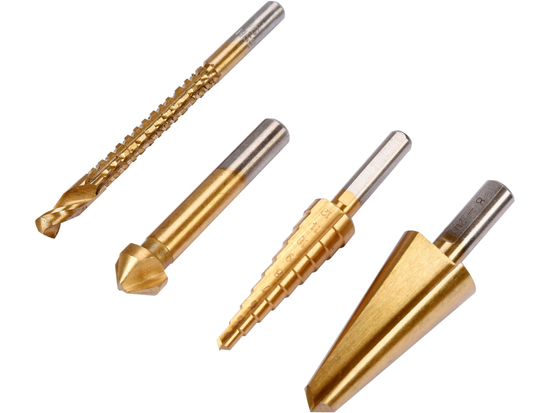 SET BURGHIE PENTRU METAL, 4 PIESE