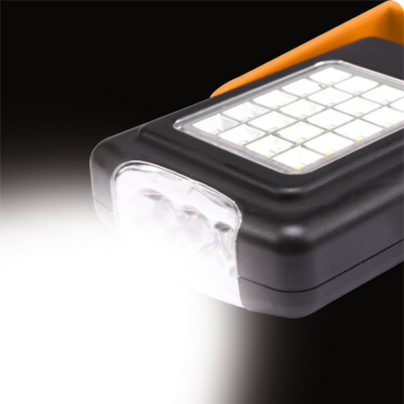 LAMPĂ PORTABILĂ CU MAGNET,20+3 LEDURI