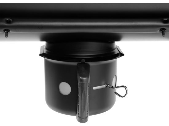 GRĂTAR CĂRBUNI CU AFUMATOARE XXL,64X37CM