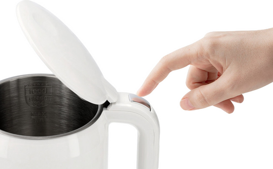 FIERBĂTOR ELECTRIC 1,7L, CONTROLUL TEMPERATURII, ALB
