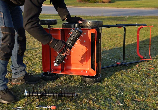 SCARIFICATOR/AERATOR 2ÎN1, PE BENZINA, 38CM