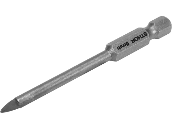 BURGHIU PENTRU STICLĂ ȘI CERAMICĂ CU PRINDERE HEXAGONALĂ, 5MM