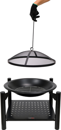 VATRĂ CU SPAȚIU DE DEPOZITARE 58X58X55CM