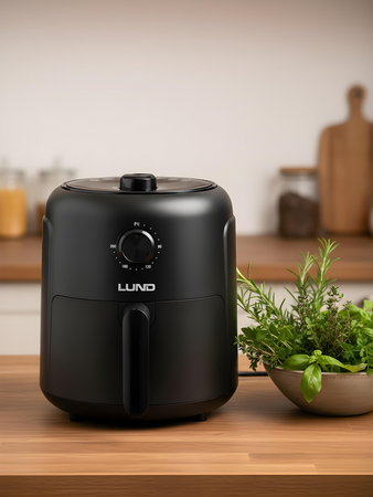 FRITEUZĂ AER CALD 1000W 2.6L NEGRU