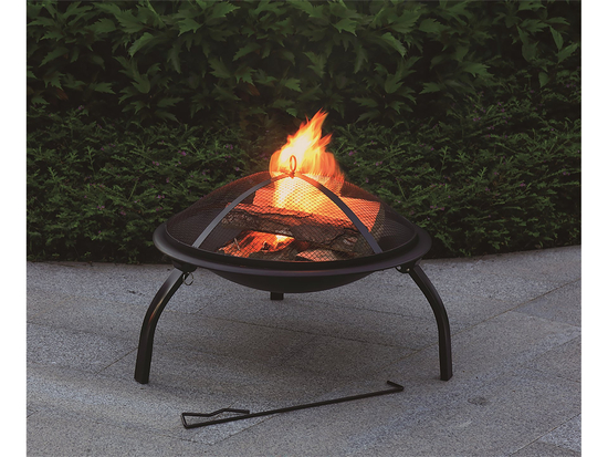 GRĂTAR GRĂDINĂ CU GRILAJ, 56CM