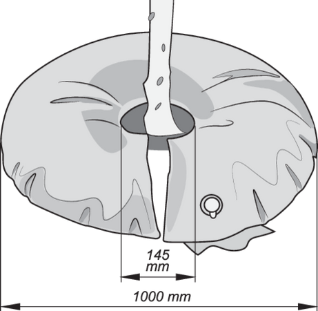 SAC DE APĂ PENTRU IRIGAT POMI, METODA PICURARE 75L