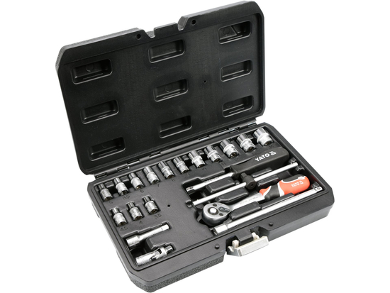 TRUSĂ TUBULARE+ANTRENOR, 20 BUC, 1/4'', CR-V