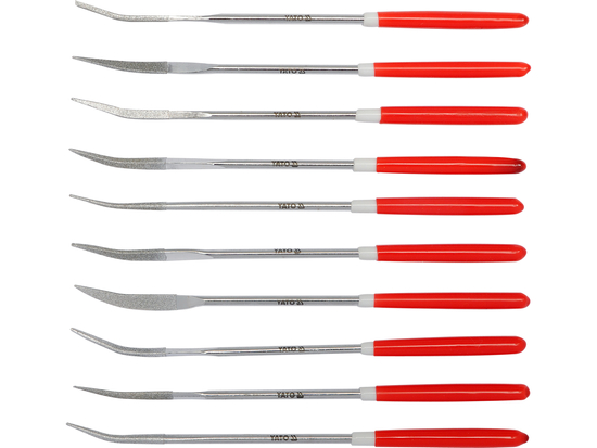 SET 10 PILE DIAMANTATE 3X140X30MM