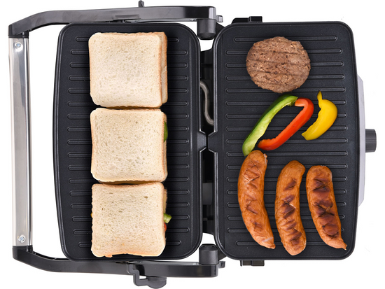 GRILL ELECTRIC 1600W, 28 X 17CM, REGLAREA TEMPERATURII