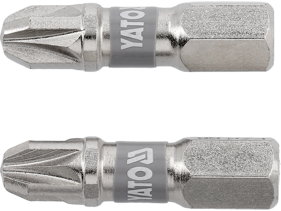 BIȚI 1/4 25MM PZ3, 2 BUC, NI