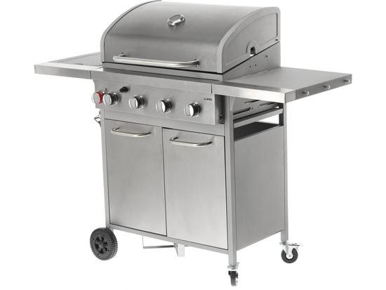 GRĂTAR PE GAZ AKKA 4+1 ARZĂTOARE, 16KW, SUPRAFAȚĂ DE GĂTIT DIN FONTĂ