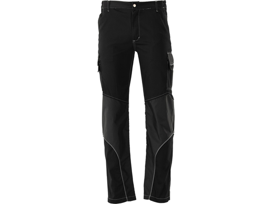 PANTALONI DE LUCRU CU ELASTAN, BENZI REFLECTORIZANTE, M