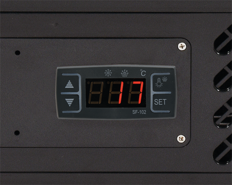 VITRINĂ FIRGORIFICĂ DE PREZENTARE, 100L 68X45X67CM - NEGRU