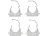 SET 4 CLEME BLOCABILE SUPORT ȚEAVĂ PVC, PE, PE-X, PP, PB, 18MM