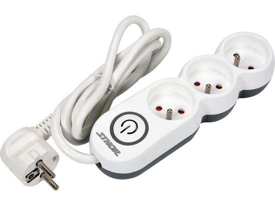 PRELUNGITOR CU ÎMPĂMÂNTARE 3 PRIZE, 1,5M