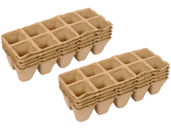 GHIVECE DE TURBĂ ECOLOGICĂ PENTRU RĂSADURI, 10 BUC