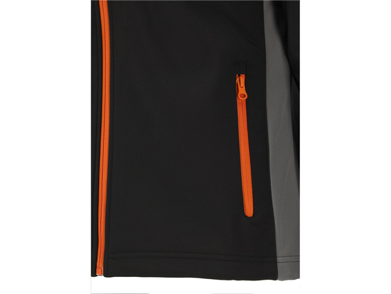 JACHETĂ SOFTSHELL, NEGRU/GRI, XXL