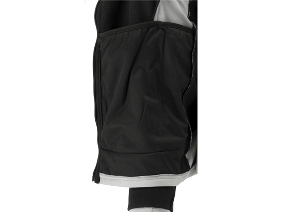 JACHETA FLEECE CU GLUGA SARNA NEAGRU XL