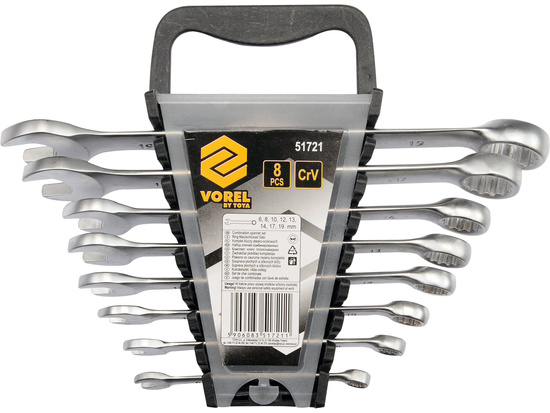 SET CHEI COMBINATE 8 BUC, 6-19MM