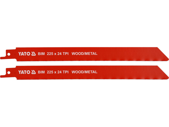 LAMĂ METAL-LEMN 24TPI, 225MM, 2 BUC