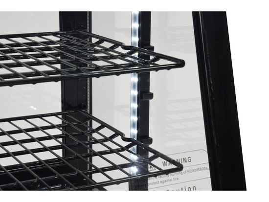 VITRINĂ FIRGORIFICĂ DE PREZENTARE, 100L 68X45X67CM - NEGRU