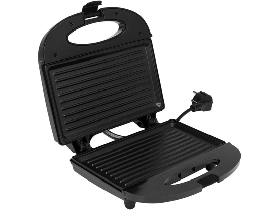 APARAT PT. SANDWICH 750W, GRĂTAR PLAT, NEGRU