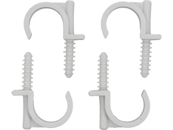 SET 4 CLEME SIMPLE CU MONTARE RAPIDĂ, PENTRU ȚEVI 28MM