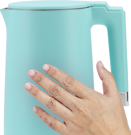 FIERBĂTOR ELECTRIC 1,5L TURQUESE, COOL TOUCH