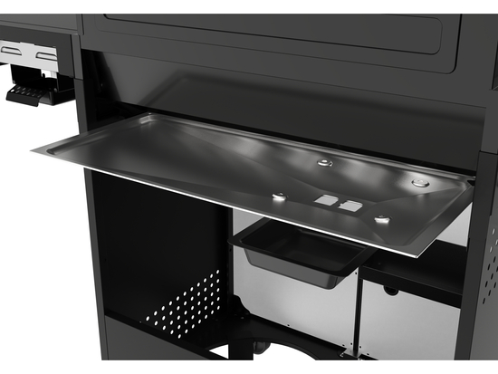 GRĂTAR PE GAZ YAO 5+1, 19KW, NEGRU