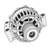 SET CHEI PENTRU ALTERNATOR, 22 PIESE
