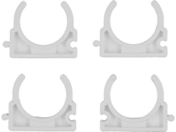 SET 4 CLEME SUPORT ȚEAVĂ PVC, PE, PE-X, PP, PB, 28MM