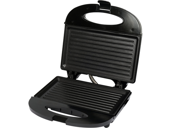 APARAT PT. SANDWICH 750W, GRĂTAR PLAT, NEGRU