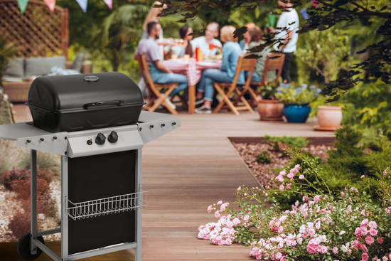 GRĂTAR GAZ BAVEN, 2 ARZĂTOARE, 5,5KW