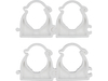 SET 4 CLEME BLOCABILE SUPORT ȚEAVĂ PVC, PE, PE-X, PP, PB, 20MM