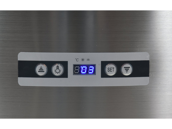 VITRINĂ FIRGORIFICĂ PRĂJITURI, 400L, 68X68X175CM