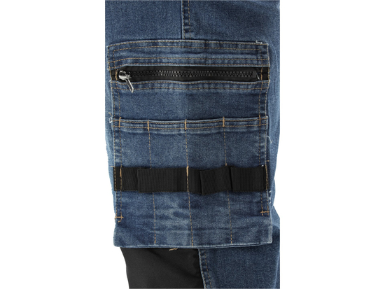 PANTALONI DE LUCRU, JEANS, CU ELASTAN, MĂRIMEA S
