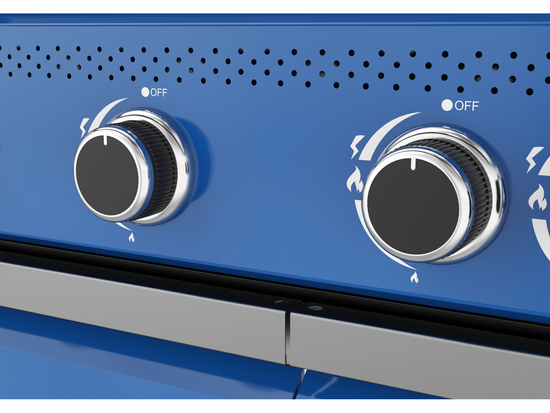 GRĂTAR GAZ ITAMI 4+1 14,5KW ALBASTRU