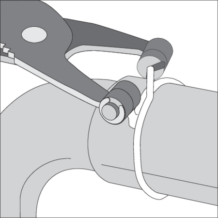 CLEȘTE STRÂNGERE COLIERE FURTUN 4.5MM