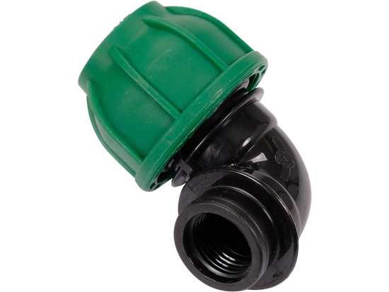 COT COMPRESIUNE 90°, FILET INTERIOR, 25MMX1/2''