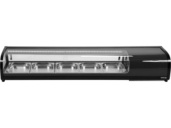 VITRINĂ FIRGORIFICĂ 5X1/2GN, 180X42.6X29.6CM