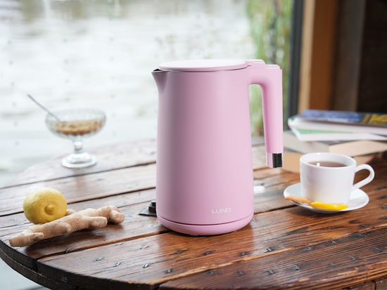 FIERBĂTOR ELECTRIC 1,5L ROZ, COOL TOUCH