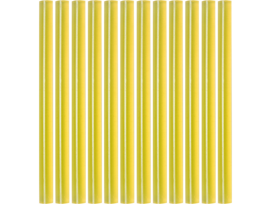 SET 12 BUC BATOANE PLASTIC, 7,2X100MM, GALBEN