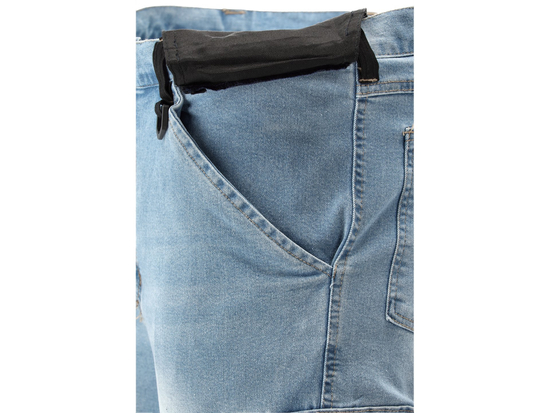 PANTALONI DE LUCRU JEANS ALBASTRU, CU ELASTAN, MĂRIMEA L/XL