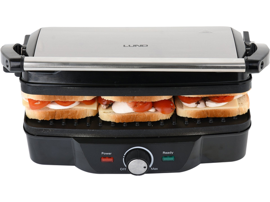 GRILL ELECTRIC 1600W, 28 X 17CM, REGLAREA TEMPERATURII