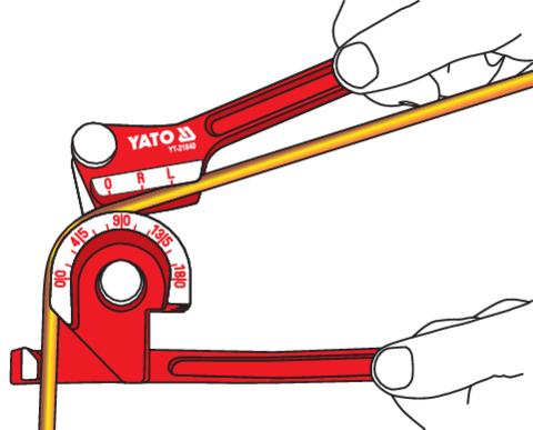 DISPOZITIV PENTRU ÎNDOIT ȚEVI AL/CU, 6-10MM
