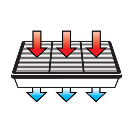 ASPIRATOR 700W, ROȘU, 3 PERII