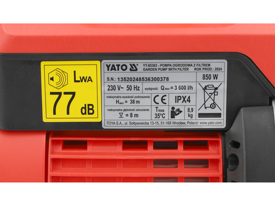 POMPĂ DE GRĂDINĂ CU FILTRU 850W