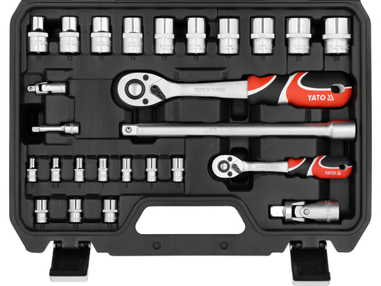 TRUSĂ TUBULARE 1/4", 1/2" 41 PIESE