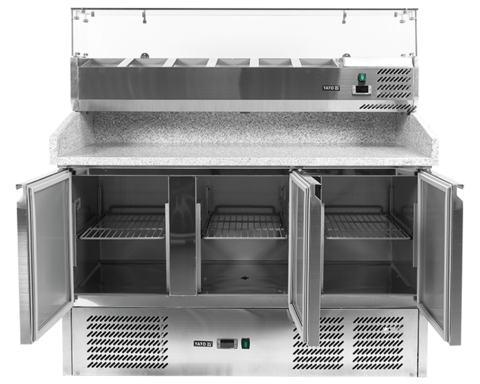 MASĂ RECE PIZZA, 368L ȘI EXTENSIE 6XGN1